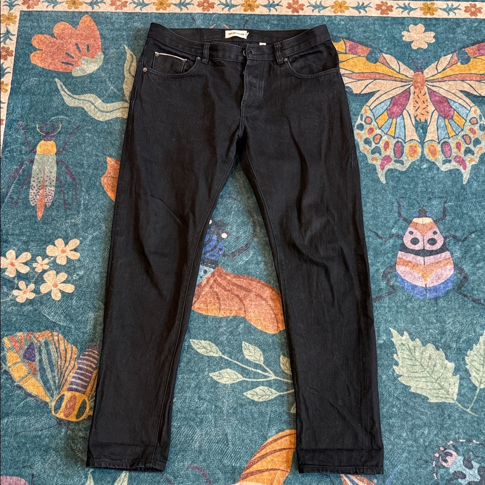 Taylor Stitch Slim Jeans, Black, 33x32